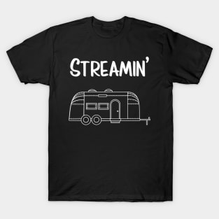 Streamin' Airstream Camping T-Shirt